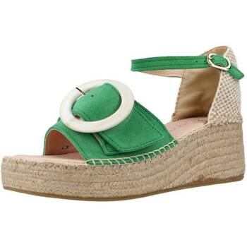 Cipők Női Gyékény talpú cipők Macarena ANISA9 Zöld