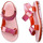 Cipők Női Szandálok / Saruk Melissa Papete+Rider - Red/Pink Rózsaszín