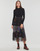 Ruhák Női Hosszú ruhák Desigual NASDAQ Fekete  / Sokszínű