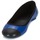 Cipők Női Balerina cipők
 Hunter ORIGINAL BALLET FLAT Kobalt