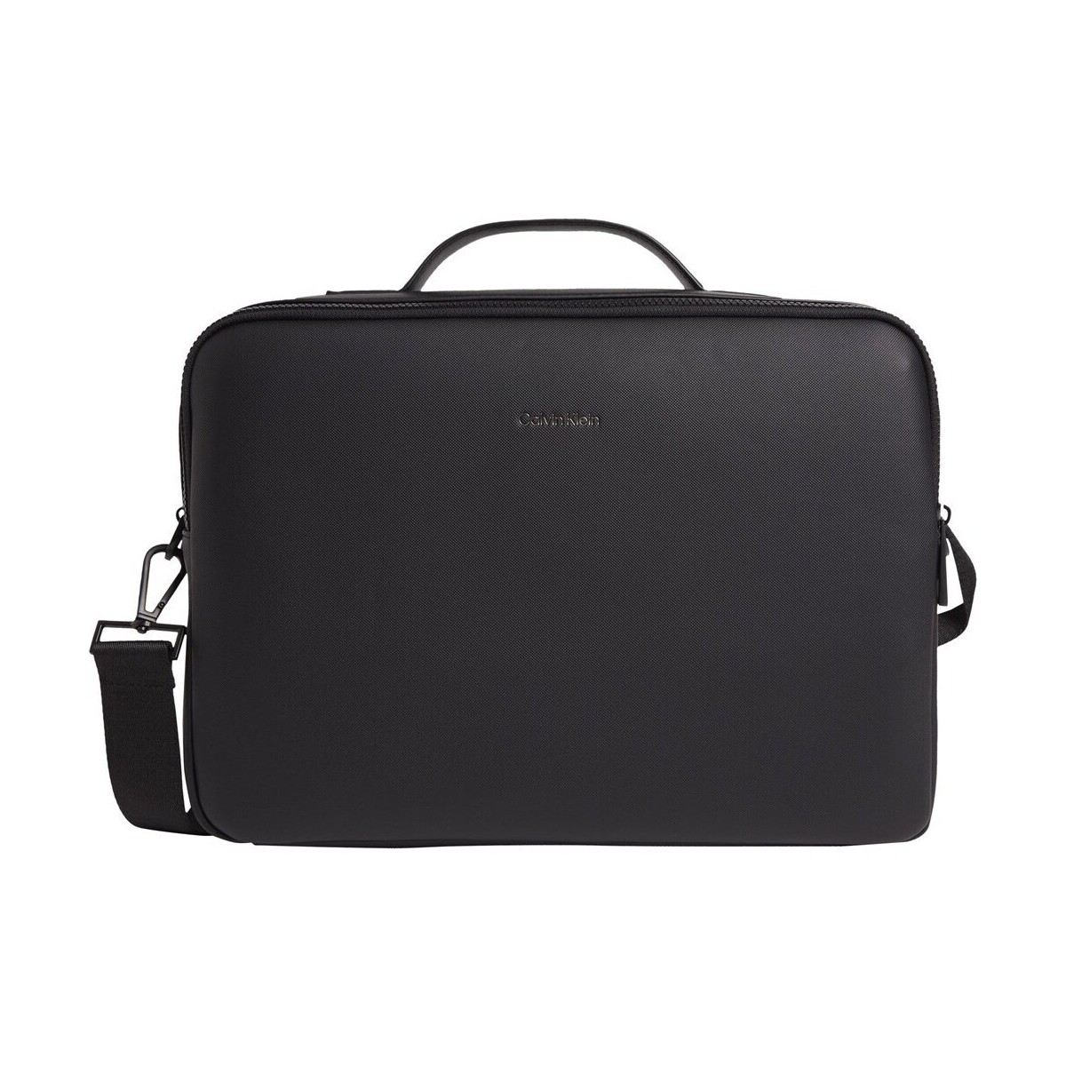 Táskák Táskák Calvin Klein Jeans Must Pique 2G Conv Laptop Bag Fekete 