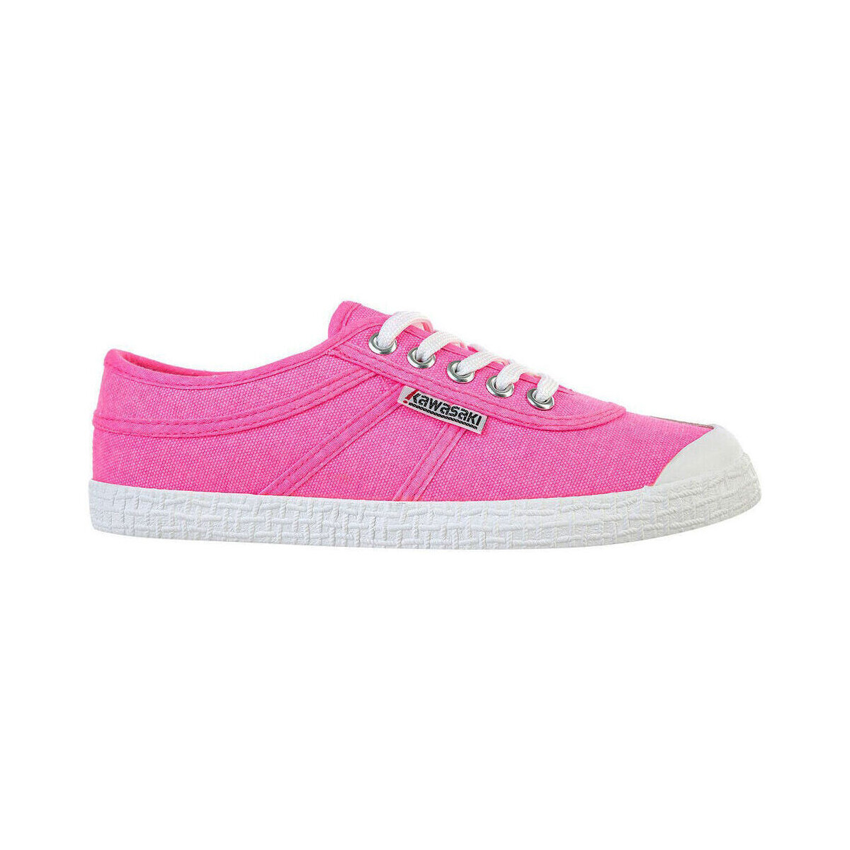 Cipők Női Divat edzőcipők Kawasaki Original Neon Canvas Shoe K202428 4014 Knockout Pink Rózsaszín