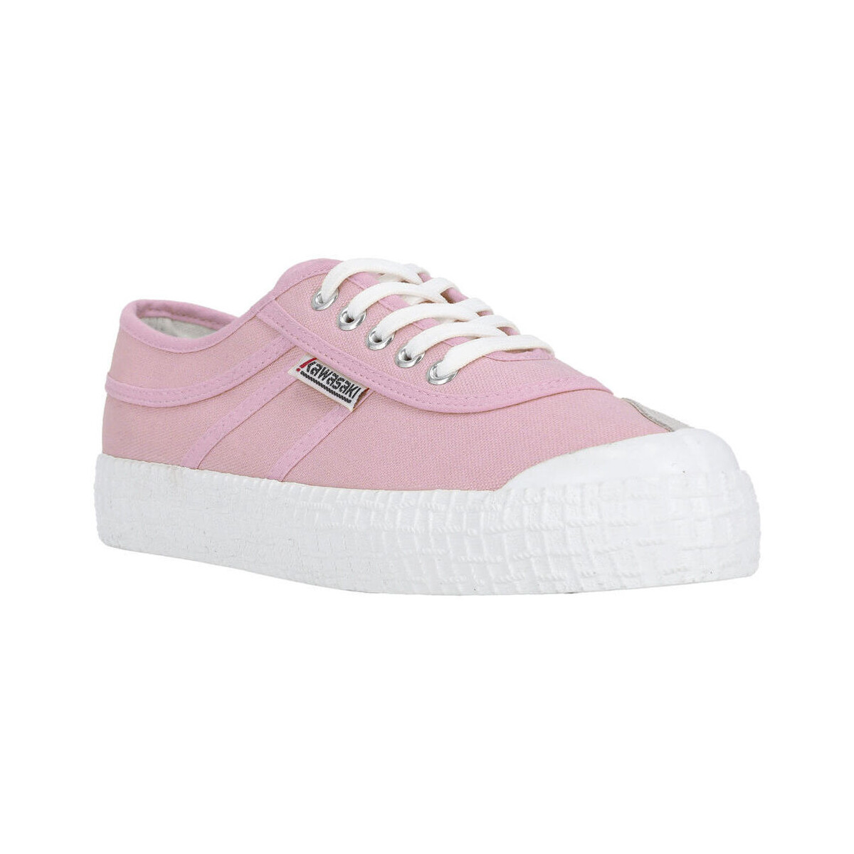 Cipők Férfi Divat edzőcipők Kawasaki Original 3.0 Canvas Shoe K232427 4046 Candy Pink Rózsaszín