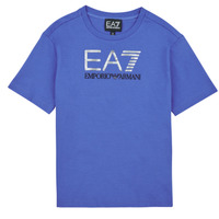 Ruhák Fiú Rövid ujjú pólók Emporio Armani EA7 VISIBILITY TSHIRT Kék