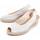 Cipők Női Gyékény talpú cipők Leindia 81330 Fehér