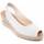 Cipők Női Gyékény talpú cipők Leindia 81330 Fehér