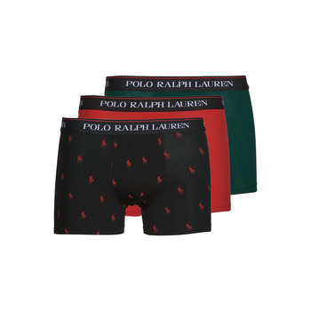 Fehérnemű Férfi Boxerek Polo Ralph Lauren CLSSIC TRUNK 3 PACK Fekete  / Piros / Zöld
