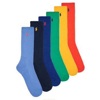 Kiegészítők Sport zoknik Polo Ralph Lauren 6 PACK Sokszínű
