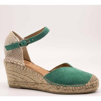 Cipők Női Gyékény talpú cipők Fabiolas  Zöld