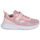 Cipők Lány Rövid szárú edzőcipők Kangaroos KL-Glow EV Rózsaszín / Ezüst