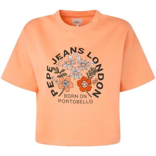 Ruhák Női Rövid ujjú pólók Pepe jeans  Narancssárga