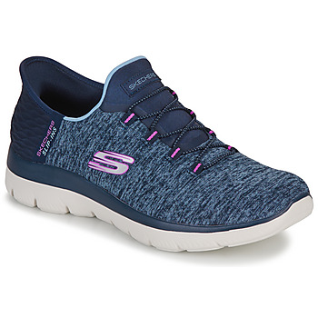 Cipők Női Belebújós cipők Skechers SUMMITS Kék