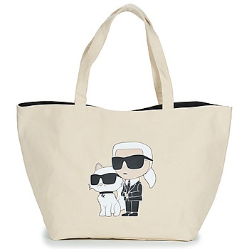 Táskák Női Bevásárló szatyrok / Bevásárló táskák Karl Lagerfeld K/IKONIK 2.0 K&C CANV SHOPPER Ekrü