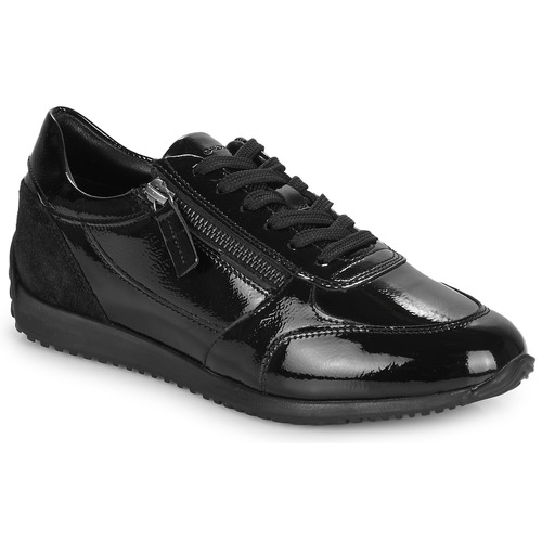 Cipők Női Rövid szárú edzőcipők Geox D CALITHE Fekete 