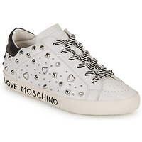 Cipők Női Rövid szárú edzőcipők Love Moschino FREE LOVE Fehér