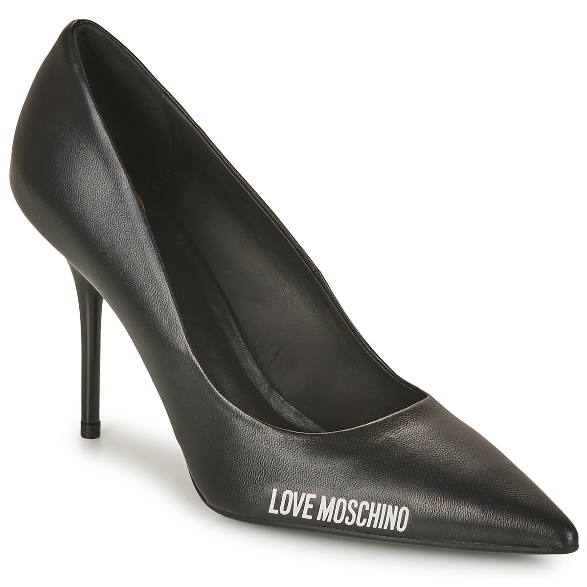 Cipők Női Félcipők Love Moschino RUBBER LOGO Fekete 