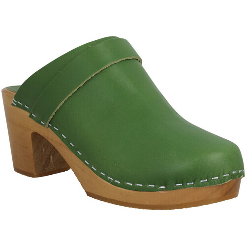 Cipők Női Papucsok Hoof Eglantine Cuir Femme Vert Zöld