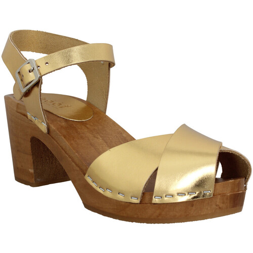 Cipők Női Papucsok Hoof Mireille Cuir Femme Gold Arany
