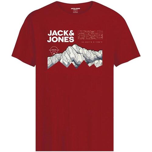 Ruhák Fiú Rövid ujjú pólók Jack & Jones  Piros