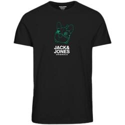 Ruhák Fiú Rövid ujjú pólók Jack & Jones  Fekete 