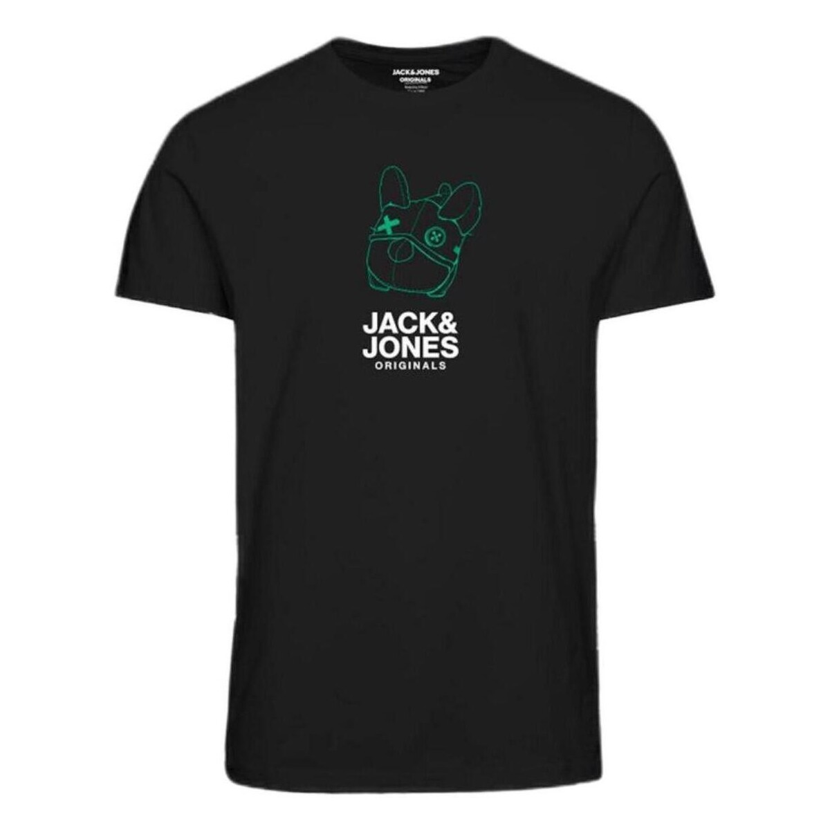 Ruhák Fiú Rövid ujjú pólók Jack & Jones  Fekete 