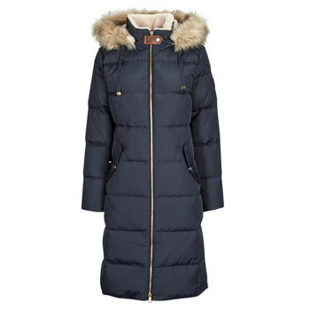 Ruhák Női Steppelt kabátok Lauren Ralph Lauren HD PUFFR-INSULATED-COAT Tengerész