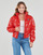 Ruhák Női Steppelt kabátok Tommy Jeans TJW BADGE GLOSSY PUFFER Piros