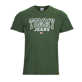 Ruhák Férfi Rövid ujjú pólók Tommy Jeans TJM RGLR ENTRY GRAPHIC TEE Zöld