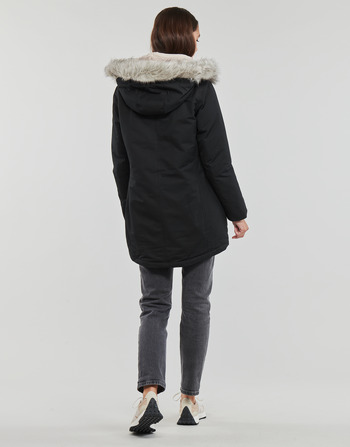 Tommy Hilfiger PADDED PARKA WITH FUR Fekete 
