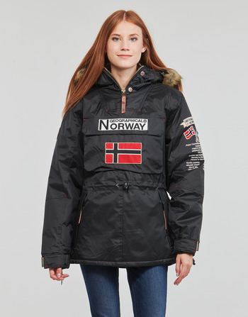 Ruhák Női Parka kabátok Geographical Norway BOOMERA Fekete 