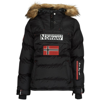 Ruhák Női Steppelt kabátok Geographical Norway BELANCOLIE Fekete 