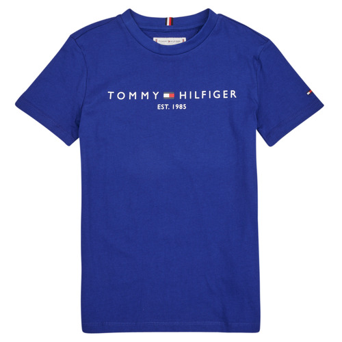 Ruhák Gyerek Rövid ujjú pólók Tommy Hilfiger ESTABLISHED LOGO Kék