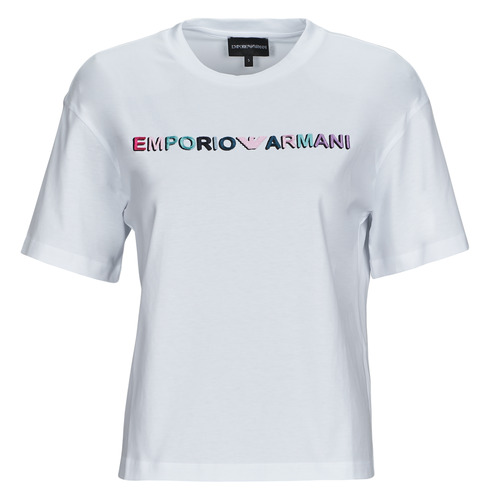 Ruhák Női Rövid ujjú pólók Emporio Armani 6R2T7S Fehér