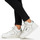 Cipők Női Magas szárú edzőcipők Versace Jeans Couture 75VA3SJ1 Fehér / Ezüst