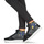 Cipők Női Magas szárú edzőcipők Versace Jeans Couture 75VA3SJ9 Fekete  / Nyomtatott / Barokk