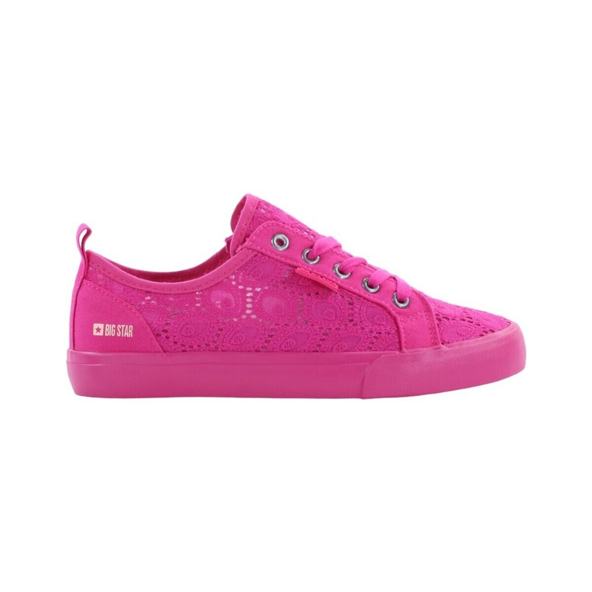 Cipők Női Rövid szárú edzőcipők Big Star JJ274060 Rózsaszín