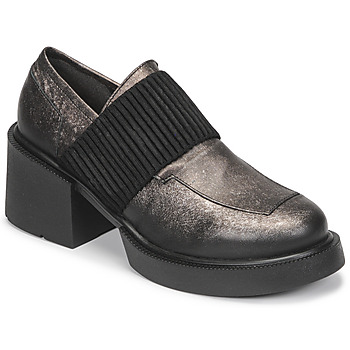 Cipők Női Mokkaszínek Papucei DODO Fekete  / Ezüst