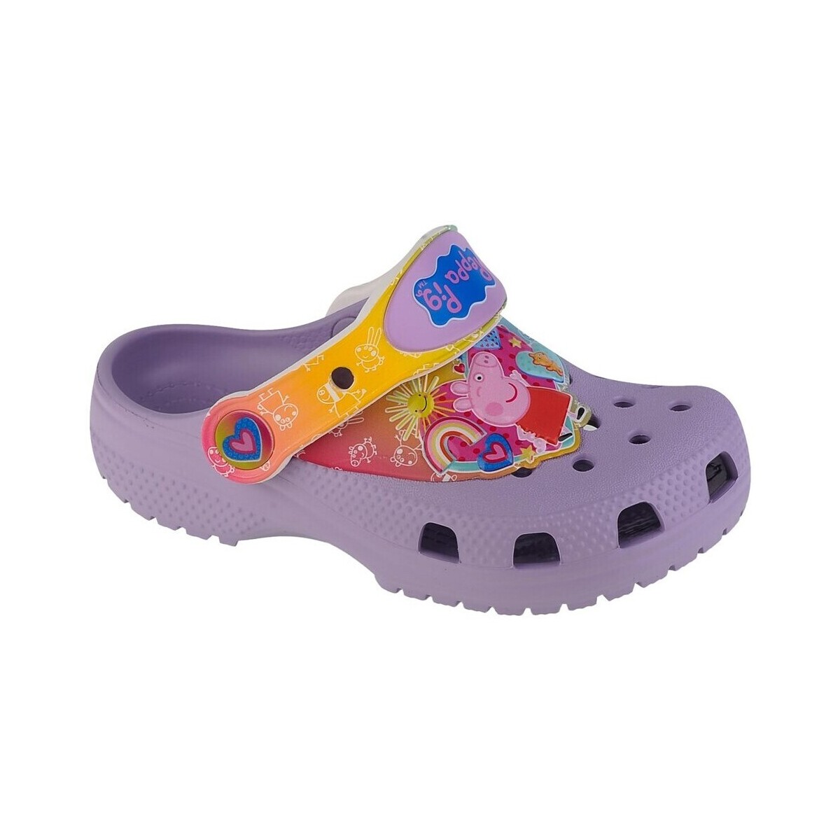 Cipők Gyerek Oxford cipők & Bokacipők Crocs Classic Fun I AM Peppa Pig T Clog Lila
