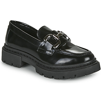 Cipők Női Mokkaszínek Adige MATEO Fekete 