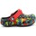 Cipők Gyerek Oxford cipők & Bokacipők Crocs Classic Tie Dye Graphic Kids Clog T Piros, Fekete