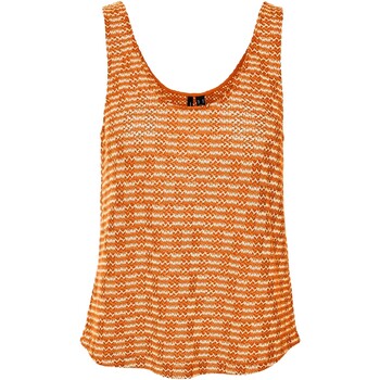 Ruhák Női Trikók / Ujjatlan pólók Only CAMISETA TIRANTES MUJER VERO MODA 10291977 Narancssárga