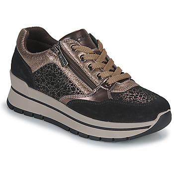 Cipők Női Rövid szárú edzőcipők IgI&CO DONNA ANIKA 1 Fekete  / Bronz
