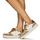 Cipők Női Rövid szárú edzőcipők Victoria 1258222CUERO Fehér / Barna / Arany