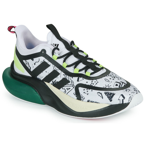 Cipők Férfi Rövid szárú edzőcipők Adidas Sportswear AlphaBounce + Fehér / Fekete 