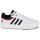 Cipők Férfi Rövid szárú edzőcipők Adidas Sportswear HOOPS 3.0 Fehér / Tengerész / Piros