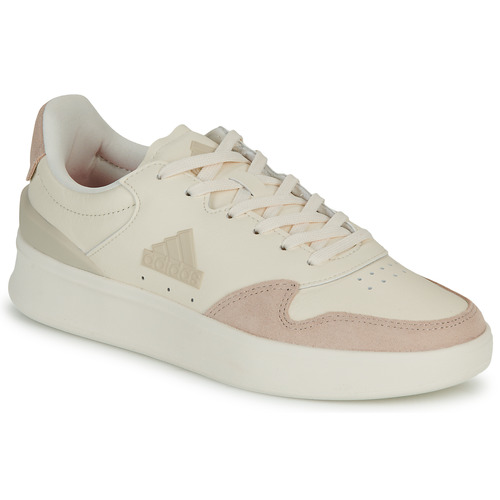Cipők Női Rövid szárú edzőcipők Adidas Sportswear KANTANA Fehér / Rózsaszín / Bézs