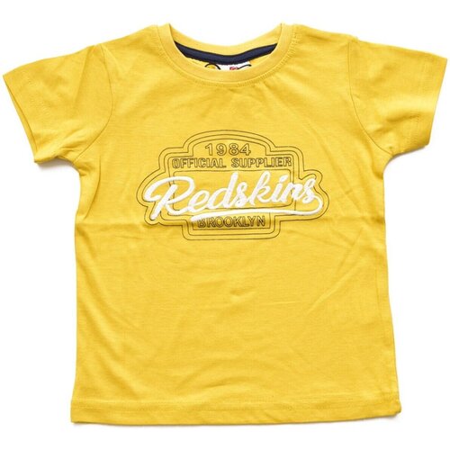 Ruhák Gyerek Pólók / Galléros Pólók Redskins RS2284 Citromsárga