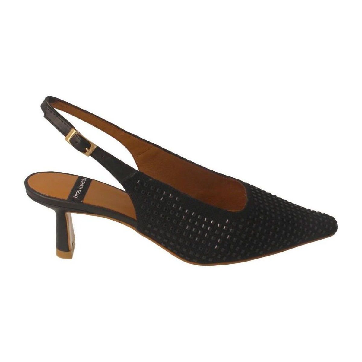 Cipők Női Oxford cipők & Bokacipők Angel Alarcon  Fekete 