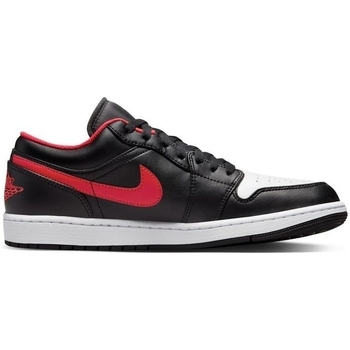 Cipők Férfi Rövid szárú edzőcipők Nike Air Jordan 1 Fekete 