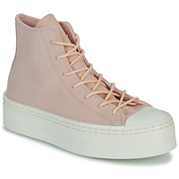 Cipők Női Magas szárú edzőcipők Converse CHUCK TAYLOR ALL STAR MODERN LIFT PLATFORM MONO SUEDE Rózsaszín